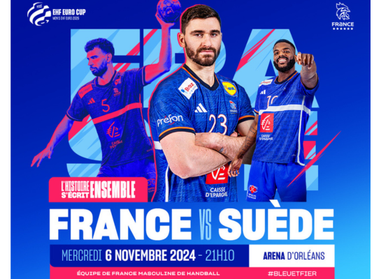 Un nouveau match de l’Équipe de France masculine sur notre territoire !